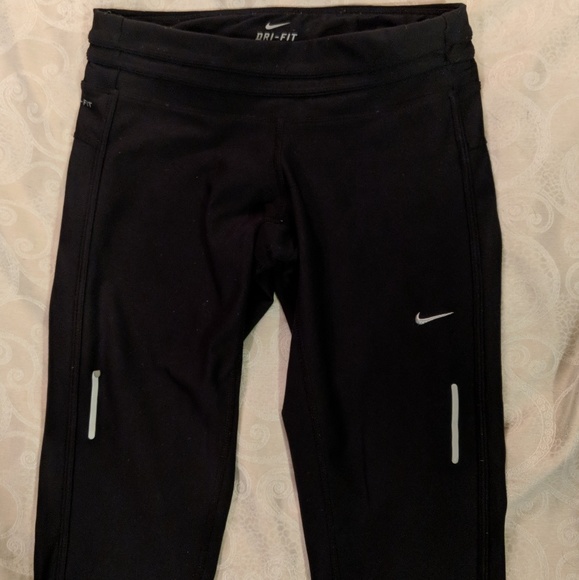Nike Pants - Nike dri fit running capri pant size small